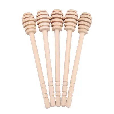 Produktbild von Honigtropfer, Holz-Honigtropfer, Honigtropfstäbchen, Holz-Rührstab, Kitchen Gadgets