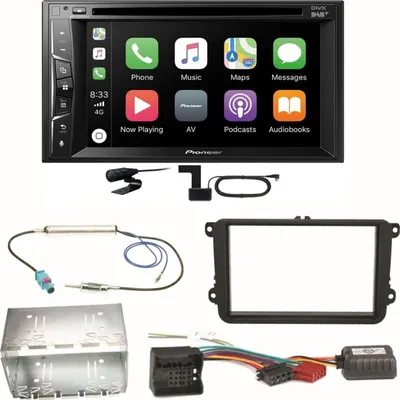 Produktbild von Pioneer AVH-Z3200DAB Carplay DAB Einbauset für Beetle Jetta Sharan Tiguan T5