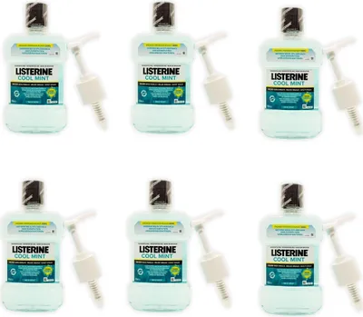 Produktbild von 6x  Listerine Cool mint  - Zero 6x 1000 ml mit Pumpe