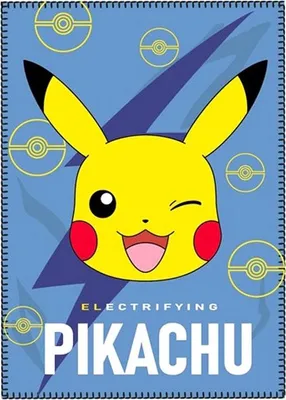 Produktbild von Pikachu Polardecke, weich und gemütlich für Kinder