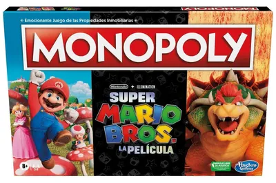 Zdjęcie produktu dla Gra planszowa Monopoly oparta na filmie Super Mario Bros - zawiera żeton HASBRO Bowser