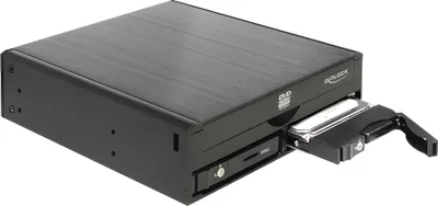 Immagine prodotto di DELOCK Wechselrahmen 1x 5,25" Slim Laufw. + 2x 2.5" SATA HDD