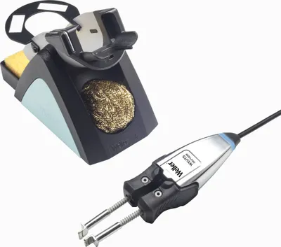 Produktbild von Weller Ultra-Entlötpinzette WXUTS mit Spitzen RTWUS 015 B und Ablage WSR 210 T0051321399