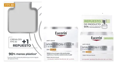 Productafbeelding van Hyaluron Vullende Dagcrème SPF 30 + Navulverpakking (2 stuks)