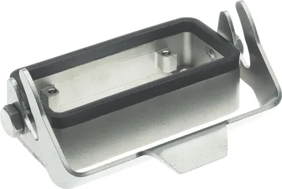 Produktbild von HARTING Han 10B INOX Anbaugehäuse mit 1 Längsbügel - 1 Stück