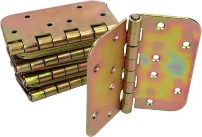 Obrázok produktu pre KOTARBAU® Skrinkový pánt 100 x 100 mm 10 ks Valcovaný stolový pánt Oválny nábytkový pánt Okrúhly nábytkový pánt Pozinkovaný dverový pánt Skriňový pánt
