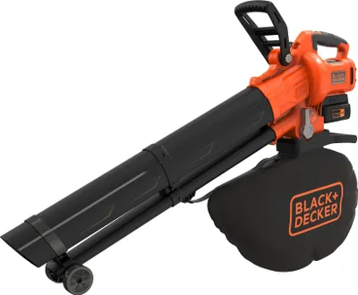 Produktbild von BLACK+DECKER 36V Vakuum-Gebläse-Häcksler – Mit Akku und Ladegerät – 45L-Beutel