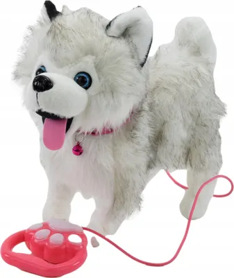 Produktbild von Interaktiver Husky-Hund an der Leine-läuft, bellt, wedelt mit dem Schwänzchen