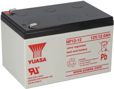 Immagine prodotto di Batteria al piombo Yuasa NP12-12 Pb 12V 12Ah VdS, Faston 6,3