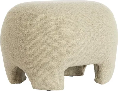 Produktbild von Light & Living - Pouf ZENICA - 53x41x38 cm - Weiß