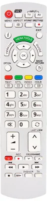Image de Télécommande de remplacement pour Panasonic TV TX-L32ETX54 | TX-L37DT30 | TX-L37DT30B |