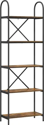 Produktbild von "WINTER SALE" Bücherregal - Standregal - Wohnzimmerschrank - Geräucherte Eiche 60 x 30 x 183 cm Holzwerkstoff - Lagerregal Bücherregale NEU3888749
