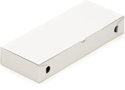 Produktbild von 100 Pizzakartons 400 x 160 x 60 mm Pizzaschachteln Blanko Verpackungen weiß