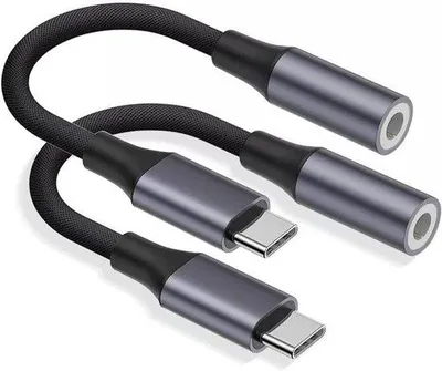 Immagine prodotto di Adattatore USB-C per cuffie con jack da 3,5 mm, set da 2 pezzi.