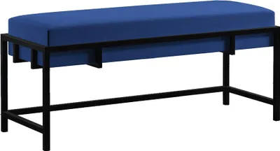 Produktbild von BETTSO Polsterbank LAMO 80 navy blau Gestell schwarz