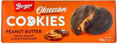 Produktbild von Bergen Obsession Cookies Peanut Butter 128g