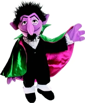 Immagine prodotto di Conte Zahl | burattino a mano | Sesame Street | 72 cm | figura di peluche