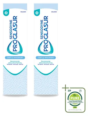 Produktbild von 2 x Sensodyne Proglasur Gentle Whitening Zahnpasta - 75 ml - Großpackung - 2 Stücke