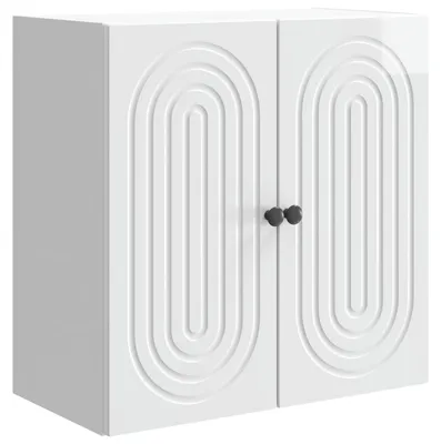 Immagine prodotto di Mobiletto a muro Bianco Lucido 59 x 31 x 60 cm