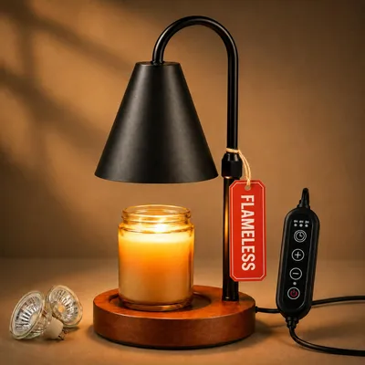 Kerzenwärmer-Lampe, 1 Stück, 25 x 15 x 15 cm