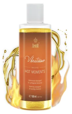 Vibratissimo Vibratissimo “Hot Moments” olio da massaggio riscaldante e l – immagine 1