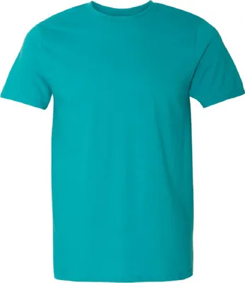 Image de Gildan Soft-Style T-shirt homme, manches courtes, col rond BC484 (L) (Vert Jade)