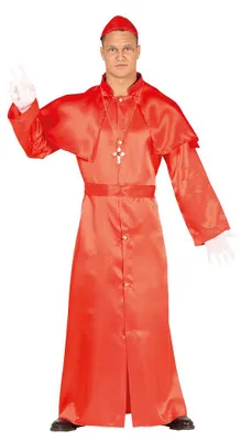 Immagine prodotto di Costume da cardinale per uomo taglia M-XL, taglia:L