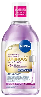 Obrázok produktu pre NIVEA LUMINOUS630, Čistiaci pleťový olej s 5% sérom, 400 ml