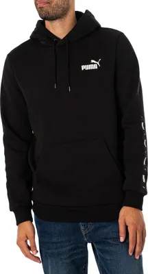 Produktbild von Puma ESS+ Tape Hoodie FL Pullover für Herren aus Baumwolle, Größe:M, Farbe:Schwarz