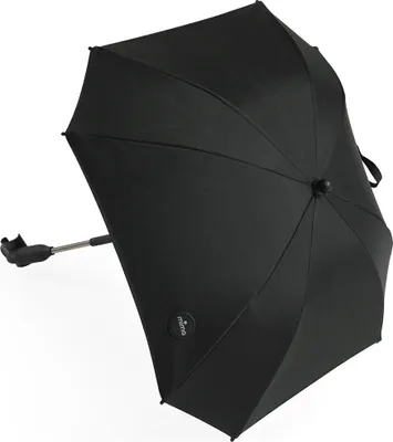 Produktbild von Mima Sonnenschirm Schwarz für Mima Xari Kinderwagen, einfache Befestigung, Sonnenschutz