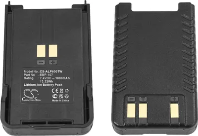Produktbild von TECHTEK Akku Kompatibel mit [Alinco] DJ-CRX6, DJ-CRX7, DJ-CRX7HE Ersetzt EBP-107