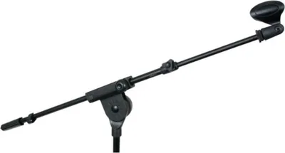 Produktbild von HQ-Power Mikrofonstativ mit Dreibein und Ausleger, höhenverstellbar, inklusive Mikrofonhalter