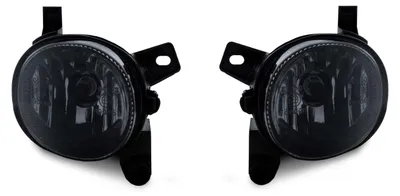 2x Nebelscheinwerfer NSW Schwarz Smoke H11 Birnen SET Links + Rechts für Audi – Produktansicht