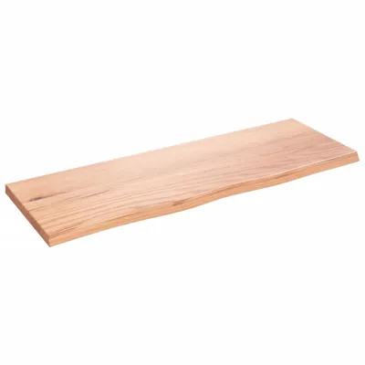 Produktbild von vidaXL Wandregal Hellbraun 80x30x2 cm Massivholz Eiche Behandelt