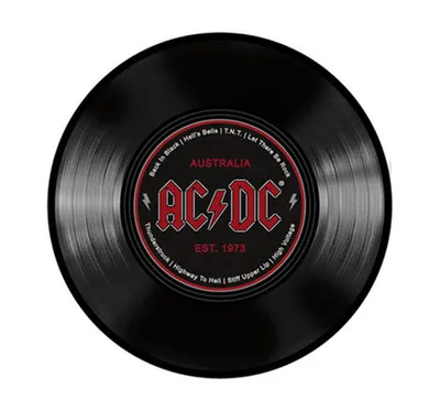 Obrázek produktu pro Rockbites - Podložka pod myš AC/DC Record Australia Red (101183) LP Record Podložka pod myš