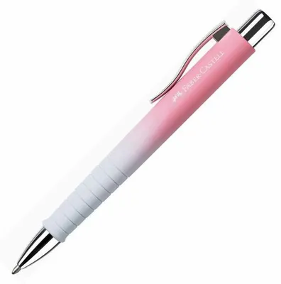 Produktbild von Faber-Castell 241108, Clip, Clip-on-Einziehkugelschreiber, Nachfüllbar, Blau, 1 Stück(e), Extradick