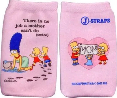 Obrázek produktu pro Mobilní ponožka Simpsonovi máma