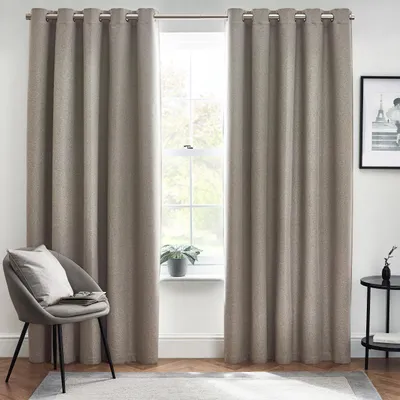 Ooggardine 117x137 cm Grau – 3-Pass-Blackout Thermovorhang