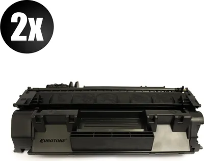 Produktbild von 2x Eurotone Toner Alternative für HP Q2610A Black Schwarz