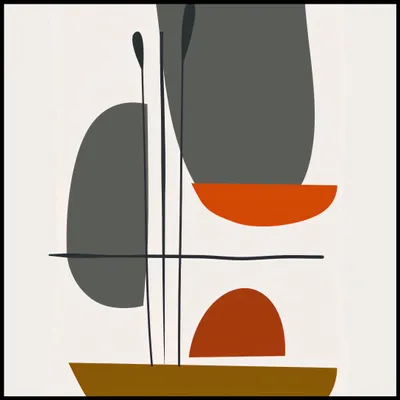 Produktbild von Plakat 100x100cm Zusammenspiel