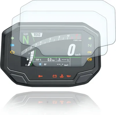 Produktbild von Kawasaki Z650 Z900 ZH2 2020+ Tachoschutzfolie Displayschutzfolie 9H Nano Glas Technologie
