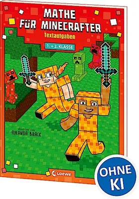 Immagine prodotto di Mathe für Minecrafter - Textaufgaben 1. und 2. Klasse