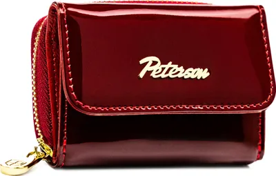 Obrázok produktu pre Peterson Dámska kožená peňaženka Uncer červená One size