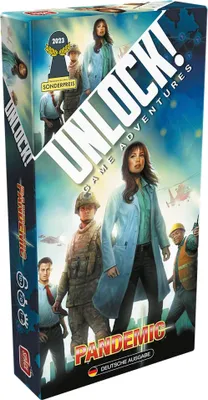 Produktbild von Space Cowboys Familienspiel Unlock! Pandemic SCOD0086