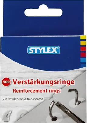 Produktbild von Stylex Verstärkungsringe - selbstklebend - 500 Stück