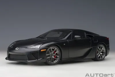 Produktbild von Lexus LFA 2010 matt schwarz Modellauto 1:18  Autoart