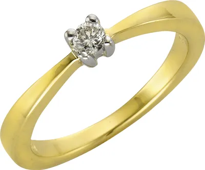 Produktbild von Diamonds by Ellen K. Ring 375/- Gold gelb 016 (50,5) Brillant weiß 360370046-2