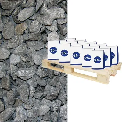 Produktbild von Schiefersplitt Canadian Slate Schwarz 10-20mm 1125kg