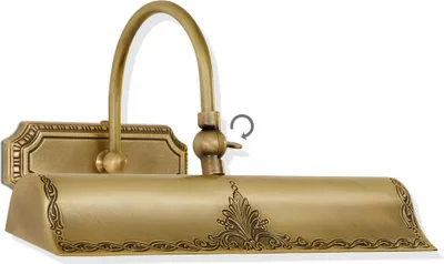 Produktbild von Wandleuchte Messing Goldpatina 16x31x22cm 2xE14 80W Wohnzimmer Schlafzimmer Flur klassisch elegant zeitlos Wandmontage IP20 warm diffus