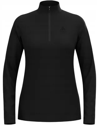 Productafbeelding van ODLO Odlo Mid layer 1/2 zip ESSENTIAL LIGHT ZWART M